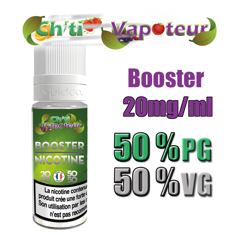 Booster de nicotine 50/50 20mg - Liquideo